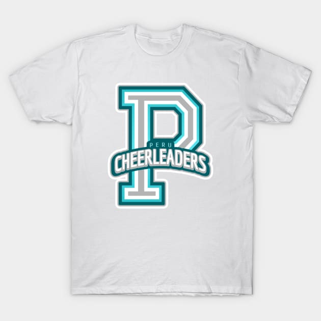 Peru Cheerleader T-Shirt by Tip Top Tee's